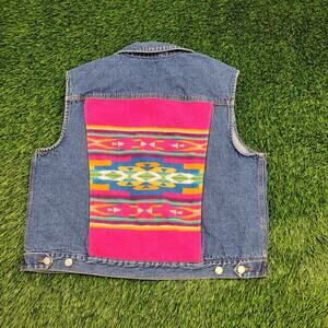 Pendleton Blue Denim Vest